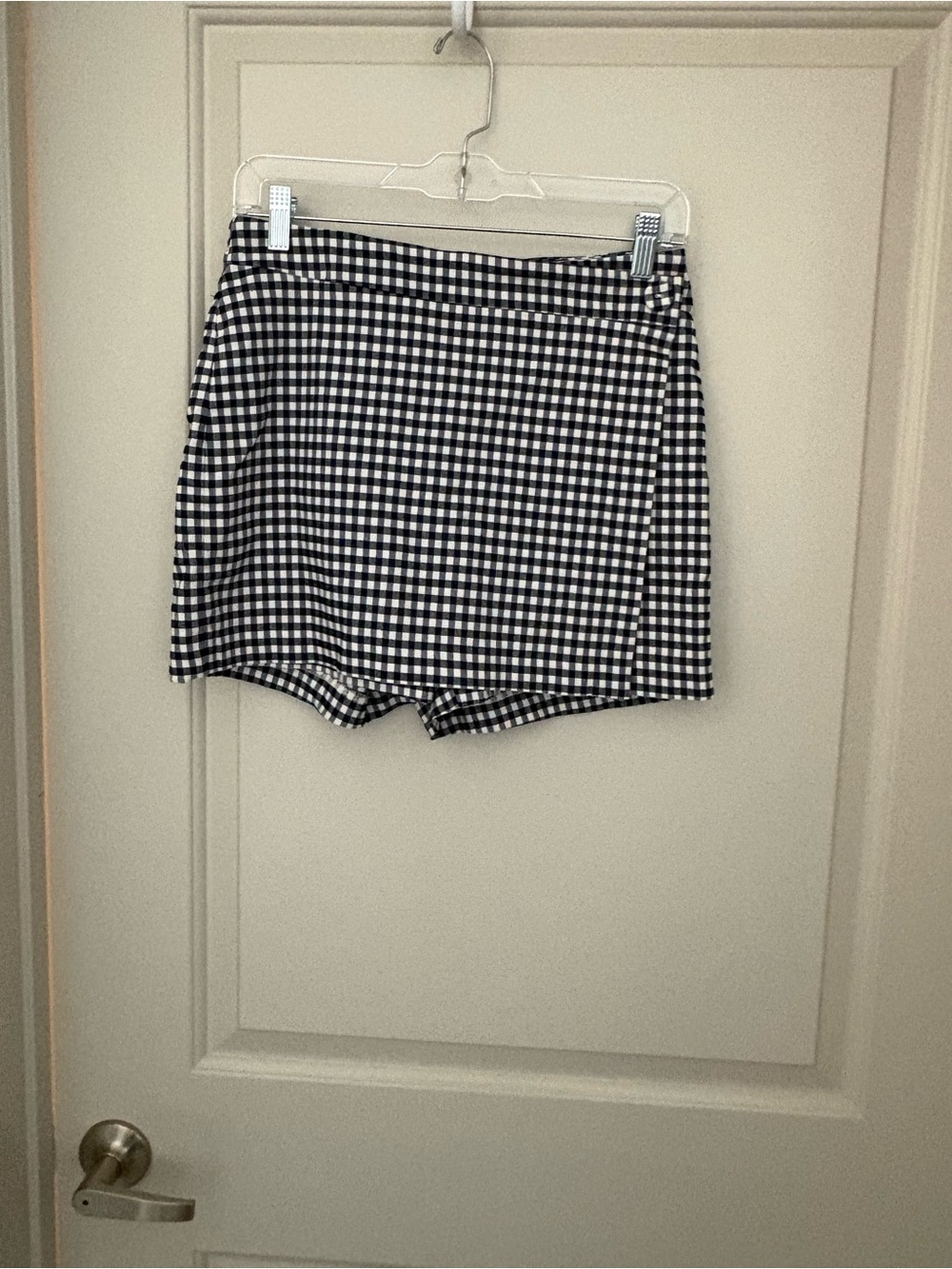 Navy and White Gingham Skort I Love Tylor Madison NWT Size S ILTM